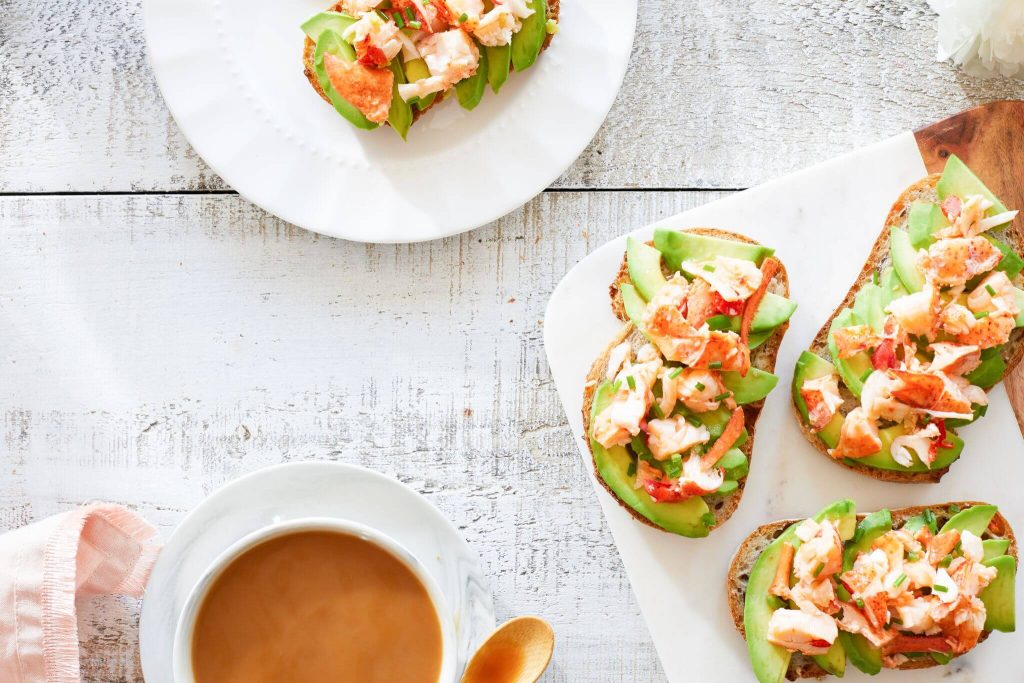 PEI Lobster Avocado Toast