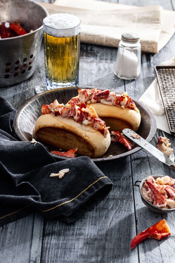Lobster Roll with Browned Butter + Chives