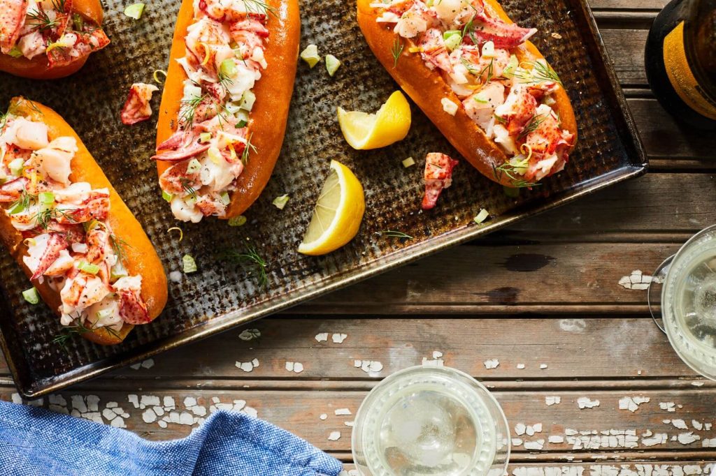 Lobster Roll with Lemon Aioli + Dill