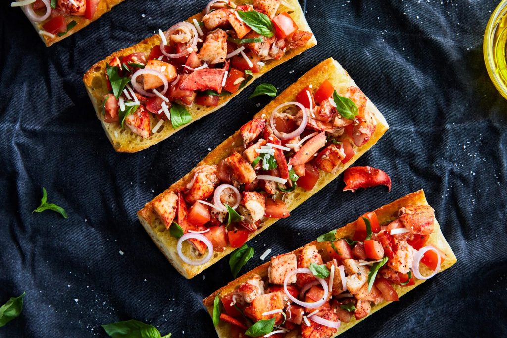 PEI Lobster Bruschetta