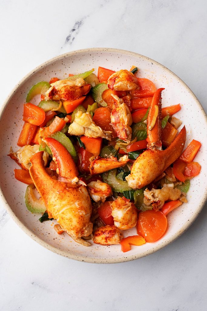 EASY LOBSTER STIR-FRY RECIPE