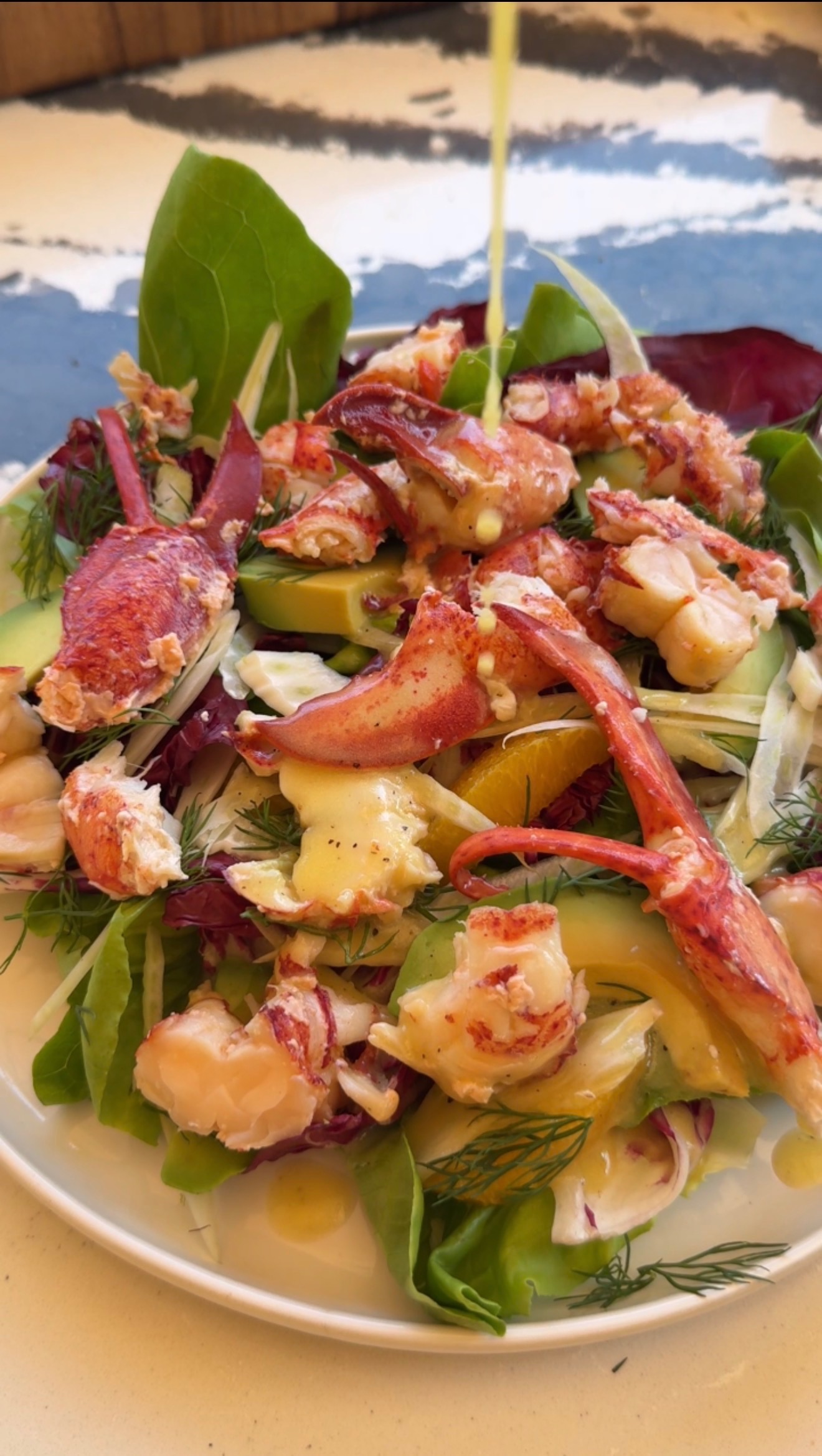 Summer Lobster Salad with Citrus and Dill Vinaigrette