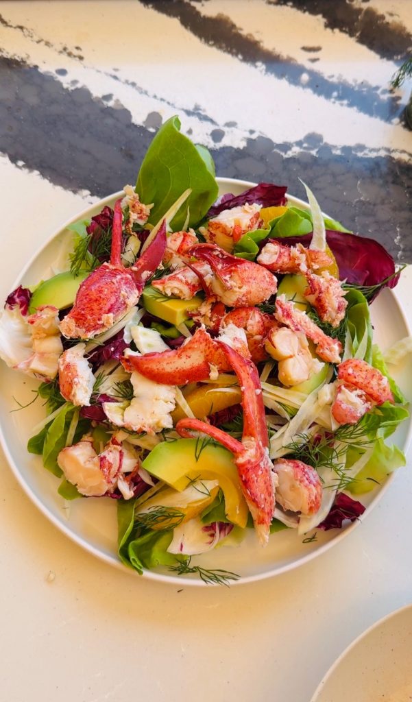 Summer Lobster Salad with Citrus and Dill Vinaigrette